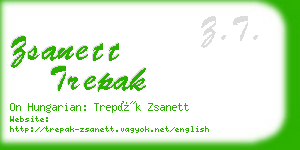 zsanett trepak business card